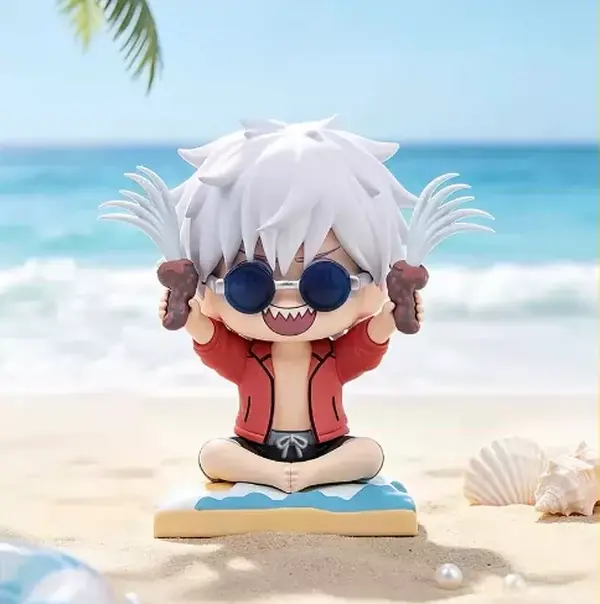 Jujutsu Kaisen Sitting Chibi Figure Blind Box Cute Young Gojo & Geto Mini Figurines Anime Desk Decor Collectible Gift For Jujutsu Kaisen Fans