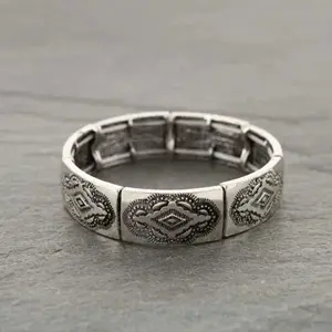 Western aztec stretch bracelet