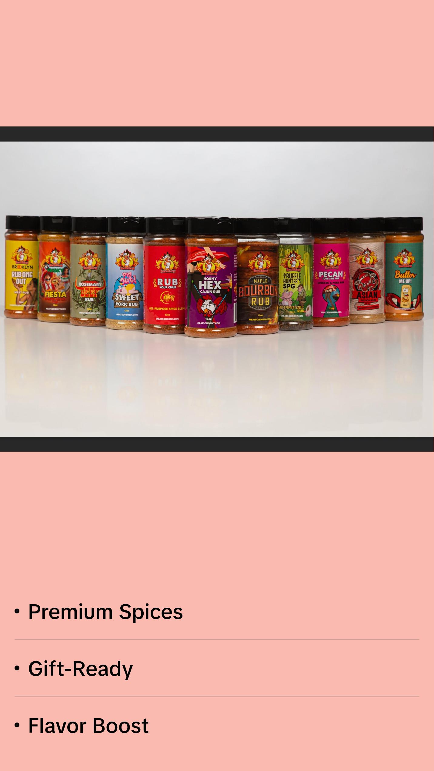 The Ultimate Rub Bundle - All our MOST Popular Rubs.  The PERFECT BUNDLE