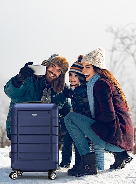 SHOWKOO Expandable Luggage Set 3-Piece Full PC Durable Hardshell Suitcase with Smooth Wheels TSA Lock (20/24/28in) Carry On Luggage Premium Gift for Back to School