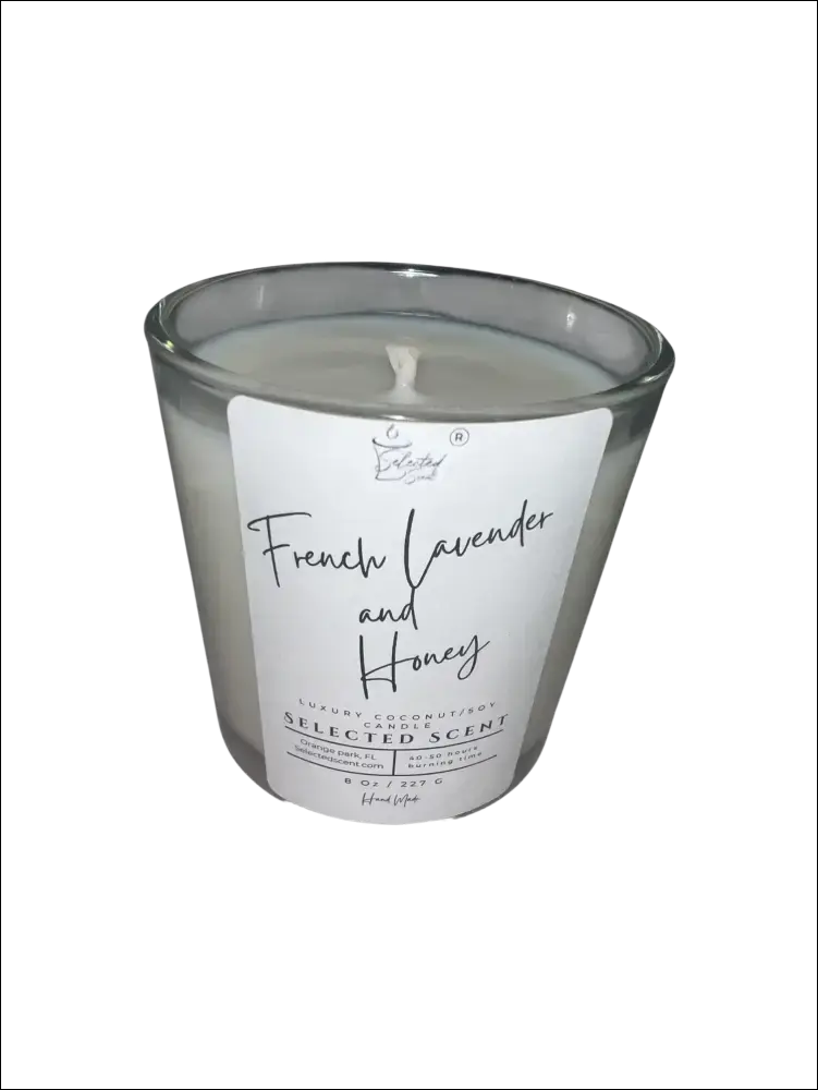 French Lavender and Honey 8 Oz Candle