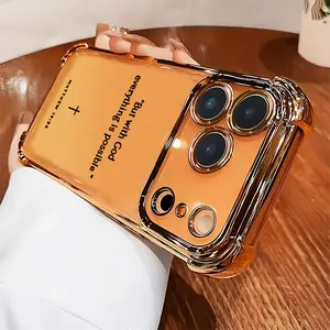 Faithful Verse iPhone 17 Air 16 Pro Max 15 Plus 14 13 12 11 X XS Case Rugged Durable Shockproof Anti-Scratch Soft Silicone Four-corner Thickened Full-body Protection