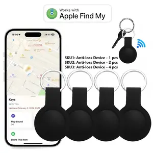 Smart Tracker Tag Item Finder Portable GPS Tracking Mobile Tracking Anti Loss Smart Device Key Finder Locator with Sound for Bags Wallets Backpacks Pets Keys Luggage(Classic) Airtag Compatible