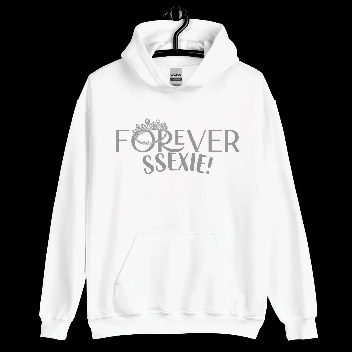 Gildan Heavy Blend Unisex Hoodies Black, Pink, White   (Forever SSeXie!)