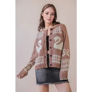 Swan Knit Cardigan