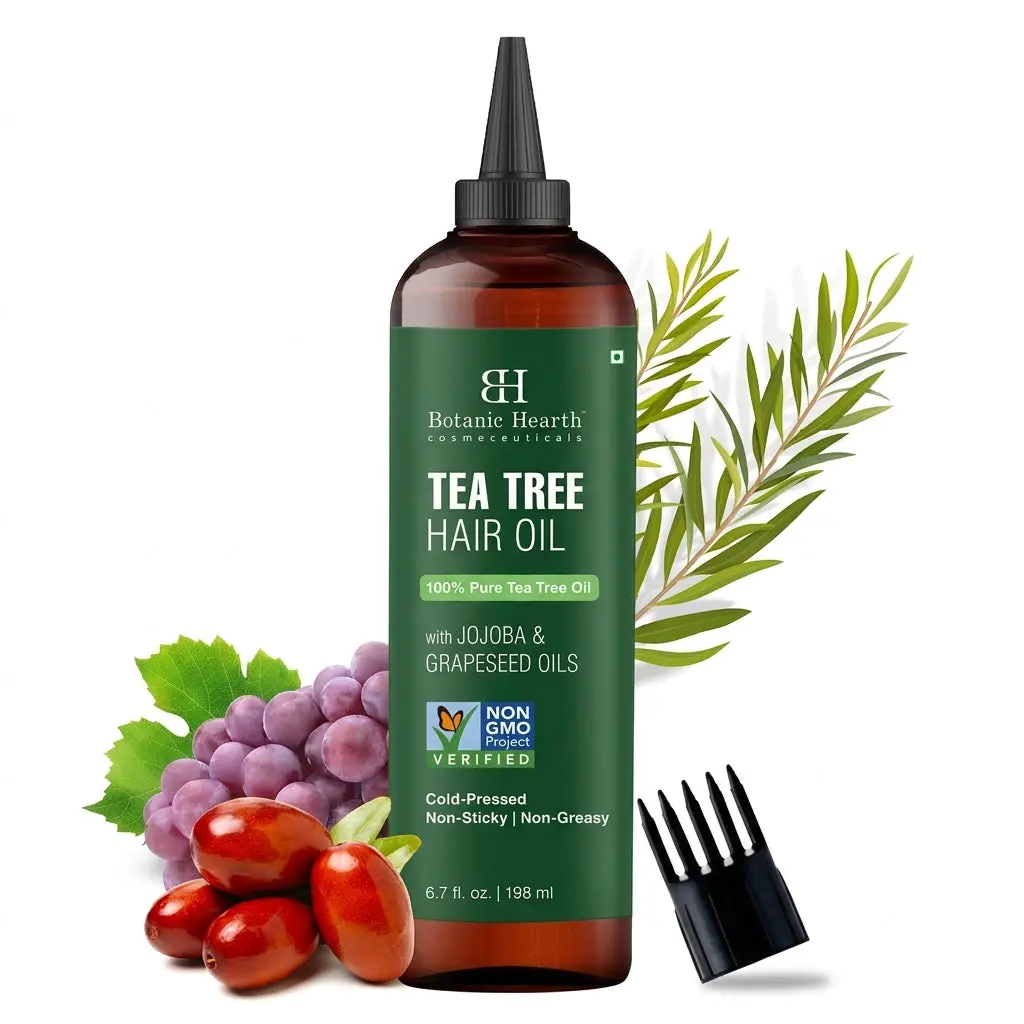 Botanic Hearth Tea Tree Hair Oil - 6.7 fl oz