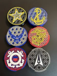 Military Mosaic Coaster Set