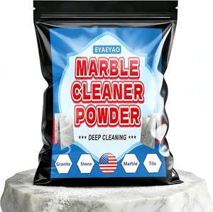 Marble Cleaner, Granite Countertop Cleaner, Marble Polishing Powder, Watermarks Remover, Spot Polish Water Stains, Rings or Etches, Stain Remover For Marble, Granite, Stone, Quartz (8 Ounces)