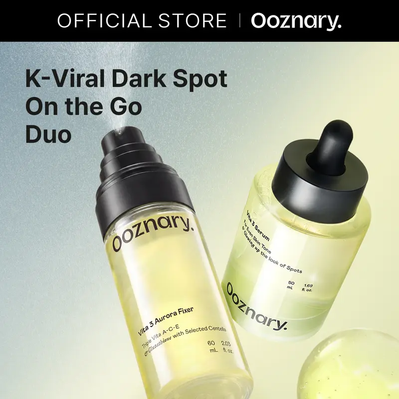 24/7 Dark Spot Care & Glass Skin Duo | Vita 3 Serum + Aurora Mist Set | Triple Vitamin Formula, Crystal Ceramide | Hyperpigmentation | Made in Korea