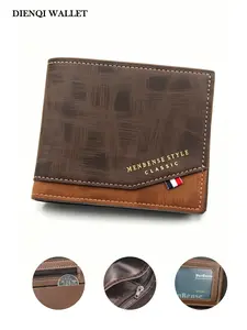 New Outings in Spring and Summer Fashion Men's Slim Wallets With Coin Bag Zipper Photo Folder Credit Card Holder, ID Bank Cardholder for All Seasons Money Clip Wallet for Men Women,Daily Use,Gifts,Thanksgiving,Father's Day