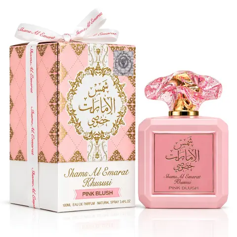 Pink Blush Shams Al Emarat Eau de Parfum 100ml (3.4 oz) by Ard Al Zaafaran – Pink Perfume, Women’s Perfume, Long Lasting Fragrance