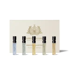 Caswell-Massey Discovery Fragrance Collection for Men | 5-Piece Mini Fragrance Set | Jockey Club Eau de Parfum | Number Six Eau de Parfum | Newport Cologne | Seaboard Matcha Eau de Parfum | Distiller's Lounge Eau de Parfum