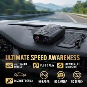 Car Speed Meter, Radar-Free & No Digital Display, Non-Monitoring, Universal Fit for Most Vehicles, Compact & Easy to Mount, Perfect for US Daily Driving