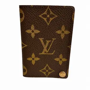Pre-owned Louis Vuitton Canvas Small Leather Goods Monogram Card Case