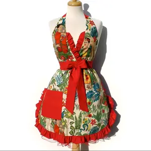 Frida Vintage Inspired Mexican Apron