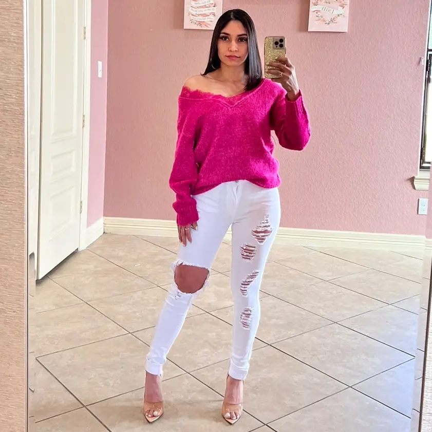 Angel Distressed Jeans