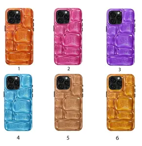 Sensory Ice Cube Phone Case for iPhone 17 Air Pro Max, 3D Visual Graphic Hard Protective Cover
