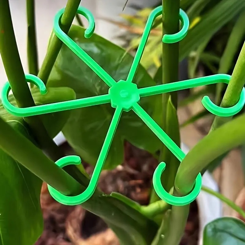 Plant Support Pole, Adjustable Anti-toppling Fixators for Greenhouse Flowers & Hydroponic Plants, Garden Supplies, Garden Trellis