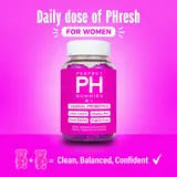 CBB Perfect pH Feminine Probiotic Edible Gummies - Gelatin-Free Chew Dietary Healthcare Supplements for Women’s pH & Vaginal Health, Bacillus Coagulans, Pineapple Flavor, 60 Pieces