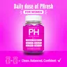 CBB Perfect pH Feminine Probiotic Edible Gummies - Gelatin-Free Chew Dietary Healthcare Supplements for Women’s pH & Vaginal Health, Bacillus Coagulans, Pineapple Flavor, 60 Pieces