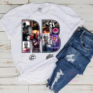 Usher & Ch.Brown Rb Tour Shirt, Raymond And Brown Collage Tee, Concert Outfit Shirt, Hip Hop Rb Graphic Tee, Unisex Shirt