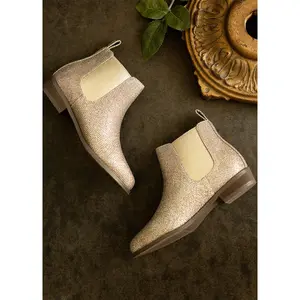 Chelsey Boot in Gold