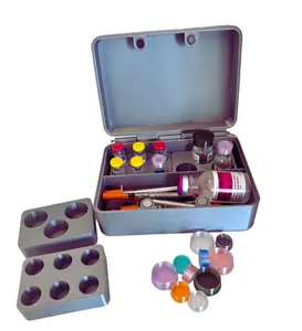 Peptide Vial Case That Evolves With You — Modular + Magnetic + Caps (Swappable Inserts) Medication Storage Box Organizer