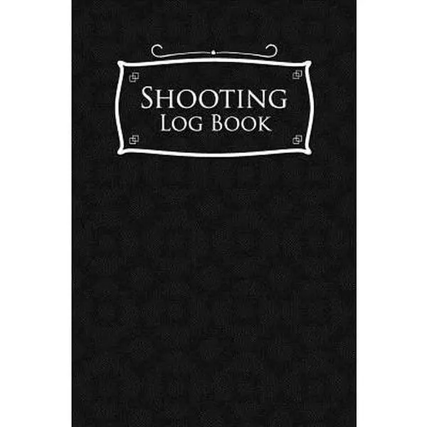 USED Shooting Log Notebook - Shot Recording with Target Diagrams, Black Cover, 6x9", 0.33 lbs, Thick Paper, Trade Binding (Paperback) by Moito Publishing