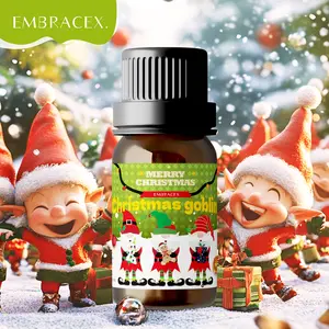 Christmas Essential Oil Set 10ML, Long-Lasting Fragrance, Alcohol-Free, Perfect for Diffusers, Home Decor, Gifts, Skincare & Bath DIY