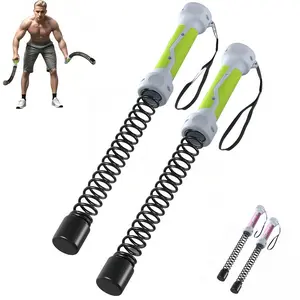 Cordless Ropeless Battle Rope – Portable Weighted Workout Rope for HIIT, Cardio & Strength Training, Home Gym Fitness for Men & Women