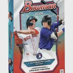 2026 Bowman Baseball Hobby Break #101 2x Hobby 8x Blasters