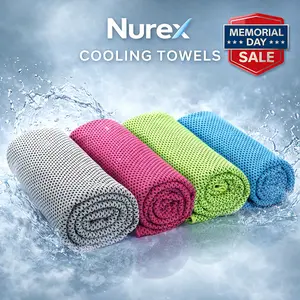 4 Pack Cooling Towels 40"x12" Gym Towels for Men and Women, Soft Breathable Workout Towels for Yoga, Running, Sport, Camping & Fitness | Memorial Day Sale