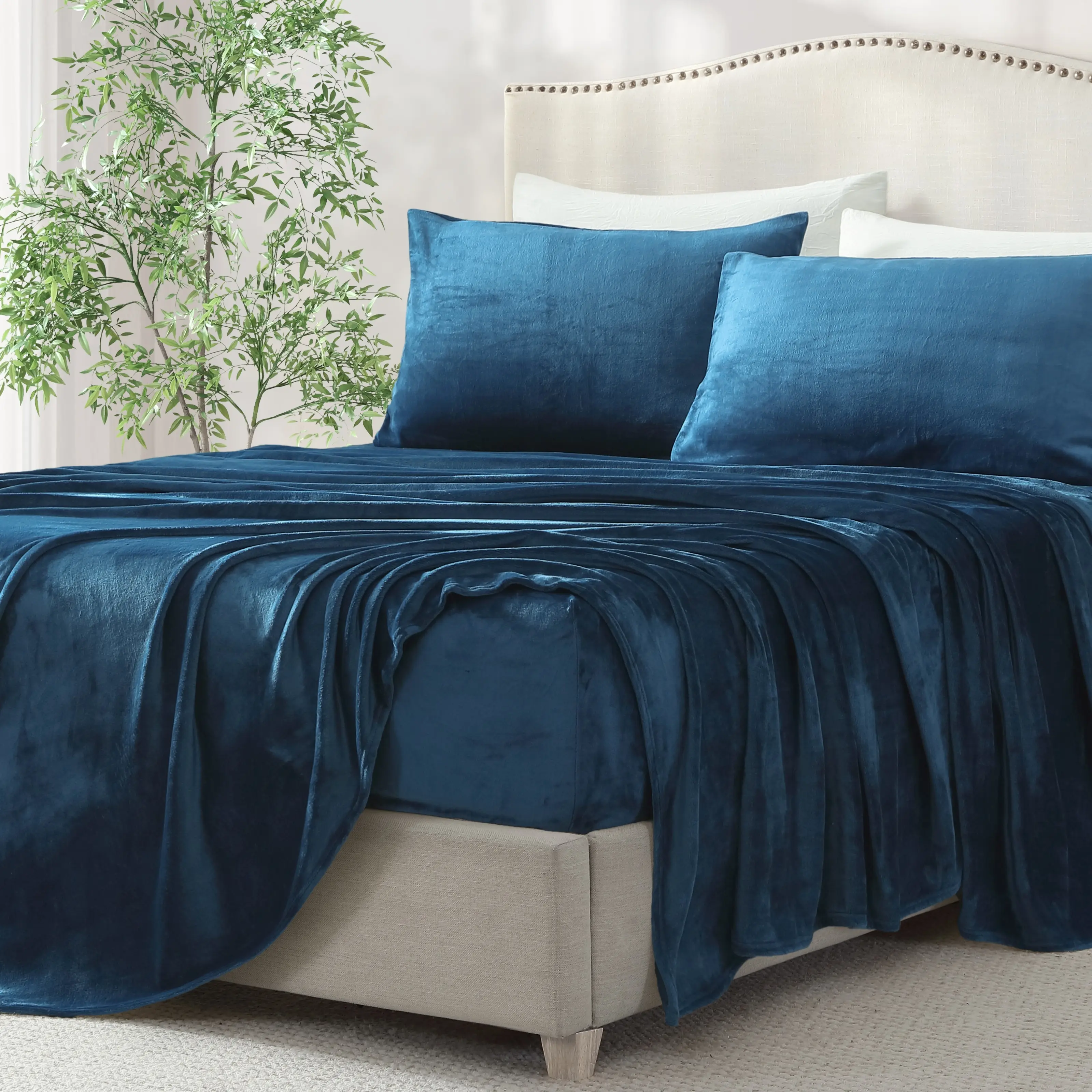 CGK | Fleece Sheet Set - Ultra Soft, Warm & Cozy Bedding for Cold Nights