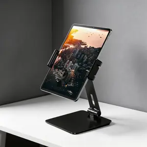 Foldable 360° Swivel Tablet Stand for iPad 6-13'' Desk Bed Kitchen – Maxonar