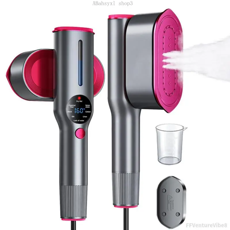 Dr.Flash Garment Steamer for Clothes, Portable Travel Clothing Steamer Iron, 7 Mode with LCD Display, 5s Fast Heating, 90 °     Swivel Handle, New Year Gift FFVentureVibe8ABahsyxl shop3