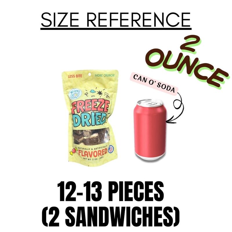 Freeze Dried NEAPOLITAN Ice Cream Sandwich Bites - TikTok Viral - Crunchy Ice Cream - Astronaut Candy