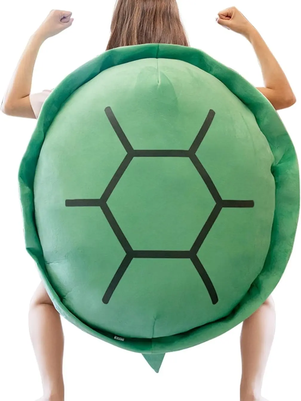 40 Inch Wearable Turtle Shell Pillows Tortoise Shell Stuffed Animal Turtle Plush Cushion Toy Dress Up for Adult