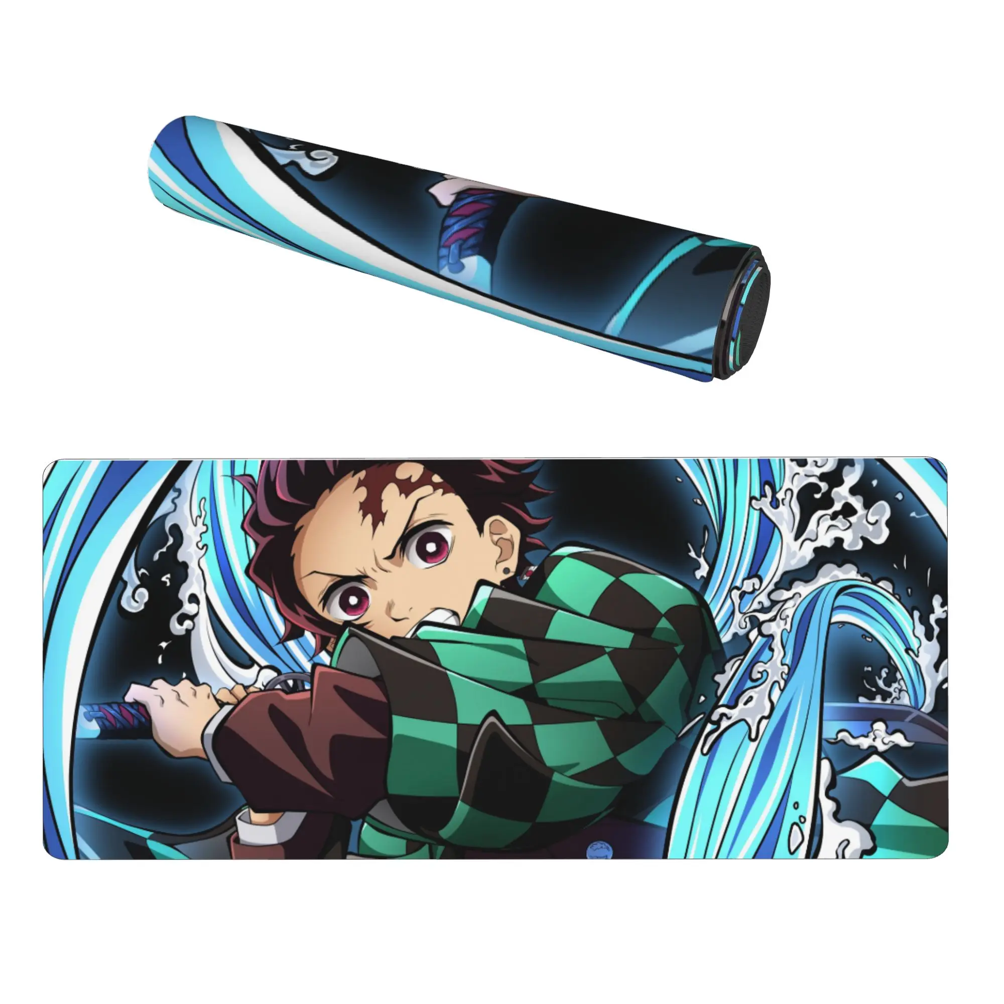 Tanjiro Demon Slayer 80×40cm Large Gaming Mouse Pad Waterproof Non-Slip Desk Mat