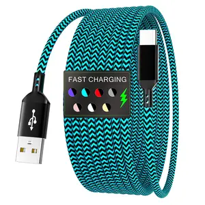 Type C Charger Fast Charging Right Angle USB to Type C Cable, Braided Super Fast Charging for Samsung, iPhone 17, iPhone 16, Macbook/iPad, Xiaomi/oneplus