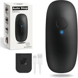 Ultrablade PRO Auto Stop Can Opener - Rechargeable Electric Can Opener for Kitchen for Seniors with  - One Touch Side Cut Opener, Smooth Edge, Handfree, Wall Mounted Small Size, Black