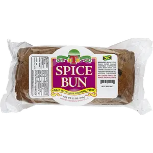 HTB Jamaican Spice Bun 12oz - Authentic Caribbean Flavor, Perfect for Breakfast or Dessert, Soft & Sweet with Island Spice