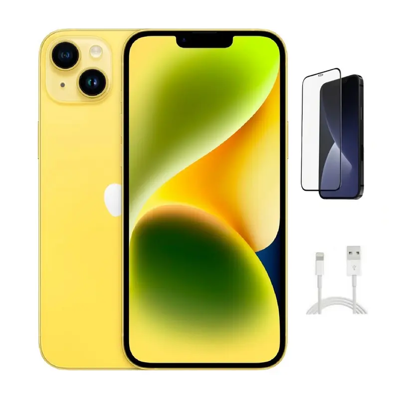 Refurbished Apple iPhone 14 Plus (Unlocked) A2632 Acceptable Condition with Tempered Glass Screen Protector & 1 Year Warranty