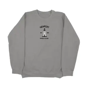 Newport Rhode Island Embroidered Sweatshirt | Premium Quality | Crewneck | Unisex | Outdoor | Embroidery