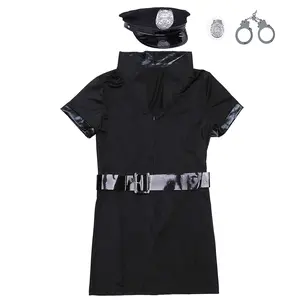 Lingerie Sexy Uniform Seductive Policewoman Police Uniform Suit Role Play Ladies One Piece Dropshipping Womenswear Clothes