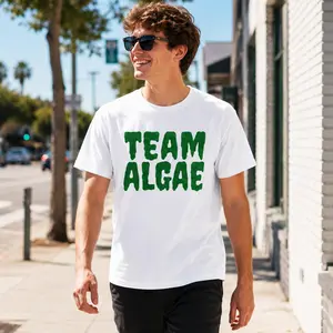 Team Algae T-Shirt, Make Algae Great Again, Funny Political Satire Tee, Lincoln Memorial Reflecting Pool, Algae Support Protest, Algae Team