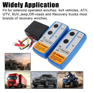 Wireless Vehicle Accessories Handset Switch Controller For Jeep Off-road ATV 12V Universal Winch Remote Control System