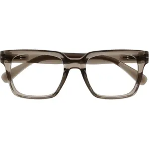 Blue Light Blocking Reading Glasses for Women Men, Oversized Frame with UV400 Protection and Anti-Reflective, Anti-Glare Computer Glasses, Transparent Grey +2.00 (Pack of 1)