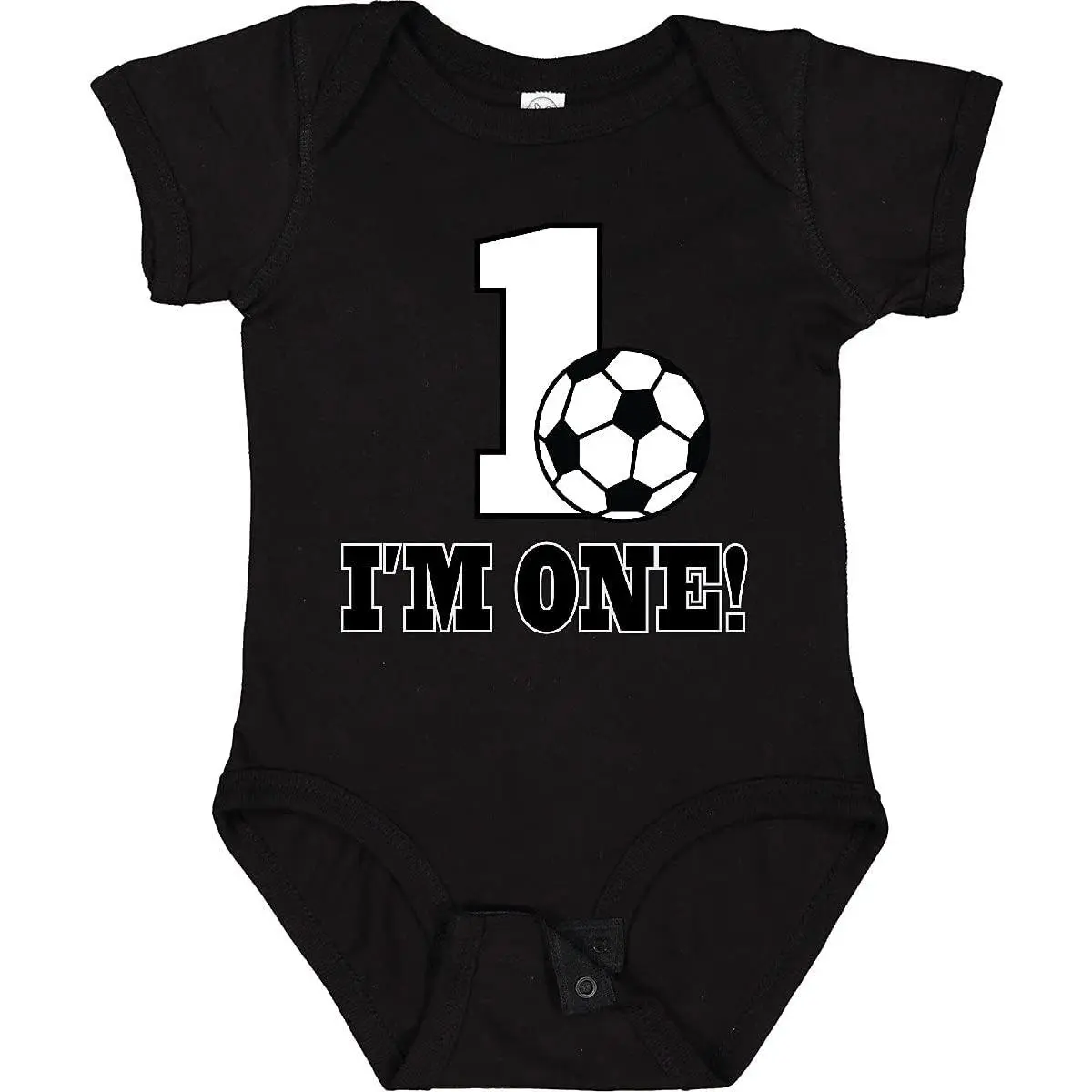 First Birthday Soccer 1 Year Old Baby Bodysuit