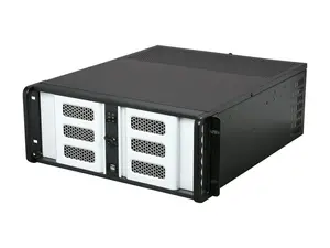 iStarUSA D400-6SE-SL 4U Rackmount Compact Stylish Server Chassis 6 External 5.25" Drive Bays