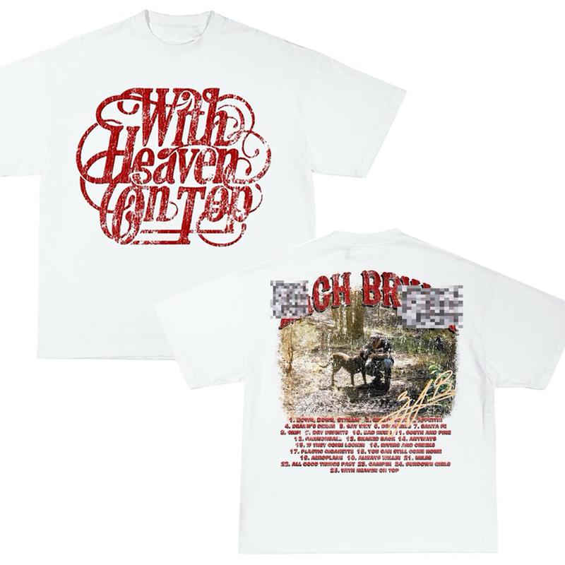 ZB Shirt, ZB Inspired, Vintage New Album 2 Sided With Heaven On Top Concert Music Tee, 2026 Concert, Country music, Unisex Gift for Fans, High-Quality Unisex Tee, Machine Washable,